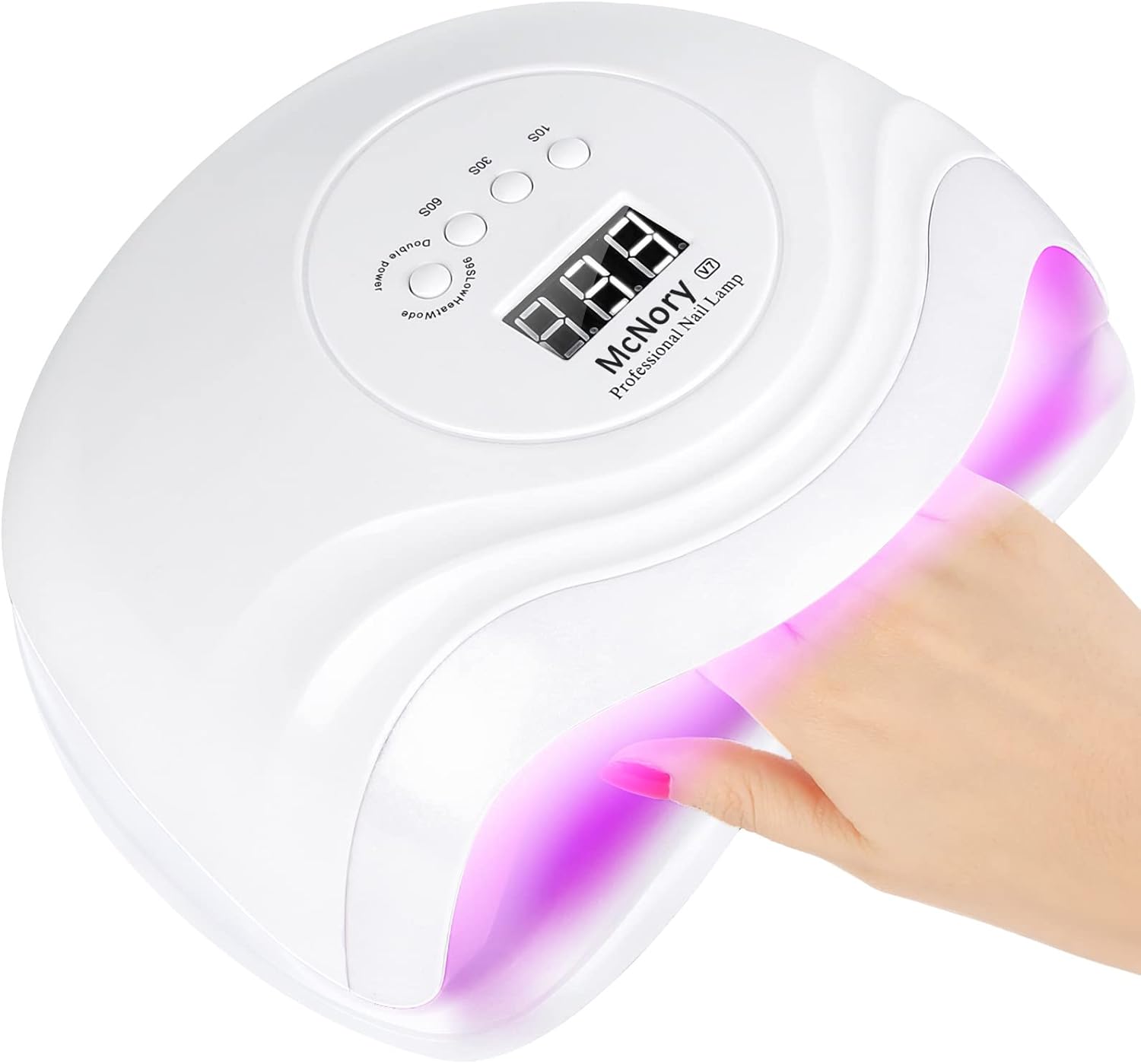 Lampara Secadora de Uias LED/UV para Esmalte de Uhias de Gel, 168W